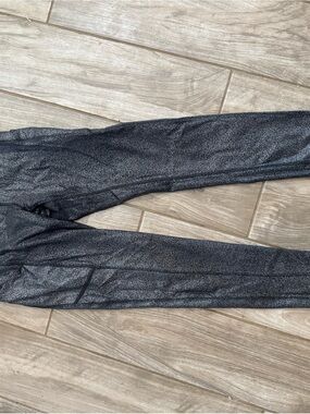 lululemon athletica Metallic Black Leggings